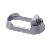 Tyrant CNC TDG19G34MWGREYBLKSCRW Magwell, Fits Glock 19 Gen 3-4, Grey Aluminum - 7426848614286 