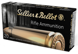 Sellier & Bellot SB22250A, 22-250 Rem, 55gr Sierra GameKing BTSP, 20 Rds, Brass 