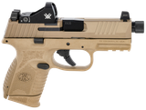 FN 509 Compact Tactical, 9MM Luger, 4.32" Barrel, 12+1/24+1 Rds, Flat Dark Earth 