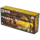Federal Fusion, 224 Valkyrie, 90 Grain, 20 Rounds - 604544630305 