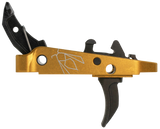 CMC Triggers Drop-In Yella Jacket Combat Trigger Group 2.0, Single-Stage Curve, 3.50 lbs Draw Weight, Black w/ Yellow Housing - 850040016406