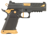 Fusion XP9BLKG10 XP Pro, 9MM Luger, 4.00" Barrel, 10+1 Rds, Black w/Gold Accents 