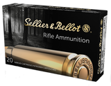 Sellier & Bellot SB857JRSB, 8x57JS, 196gr Hollow Point Capped, 20 Rds, Brass - 754908510610 