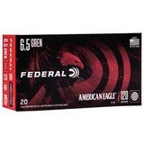 Federal American Eagle, 6.5MM GRENDEL, 120 Grain OTM, 20 Rds, Brass - 604544618082 