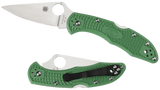 Spyderco Delica 4, Green Bi-Directional Texturing FRN Handle, VG-10 SS Blade - 716104003068 Spyderco Delica 4, Green Bi-Directional Texturing FRN Handle, VG-10 SS Blade - 716104003068