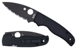 Spyderco Shaman, Black DLC Blade, Black G10 Handle - 716104012237 Spyderco Shaman, Black DLC Blade, Black G10 Handle - 716104012237