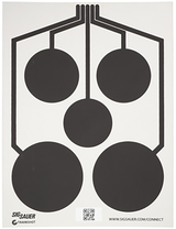 SIG Sauer T300 Replacement Target, Multi Zone, Black/White - 798681680481 