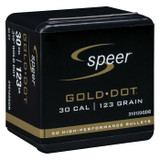 Speer Gold Dot 30 Caliber (0.310'') 123GR Soft Point, 50/Box - 604544635935 