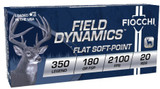 Fiocchi Field Dynamics, .350 Legend, 180 Grain, 20 Rds - 762344713946 