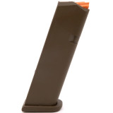 Glock OEM Magazine, 9MM, 17Rd, Fits Glock 17/34, FDE 