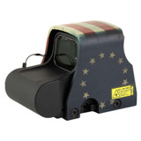 EO Tech dEOTECH 68MOA RNG 1MOA DOT, Red Reticle, Betsy Ross Flag Hood - 672294600992 