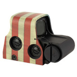EO Tech dEOTECH 68MOA RNG 1MOA DOT, Red Reticle, Betsy Ross Flag Hood - 672294600992 