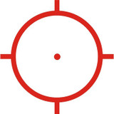 EO Tech XPS2-0 Holographic Sight, 68 MOA Ring, 1 MOA Red Dot, Gray - 672291600674 