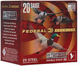 Federal Premium, 20GA, 3.00" Barrel, 25 Rds, Zinc-Plated Steel - 604544698909 Federal Premium, 20GA, 3.00" Barrel, 25 Rds, Zinc-Plated Steel - 604544698909
