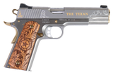 CNC Firearms Kimber 1911 Texan, 45 ACP, 5.00" Barrel, 7+1 Rds, Stainless - 198715305272 
