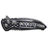 Hogue X1-Microflip, Custom Outlaw Ordnance, I Stand Engraving - 743108241837 