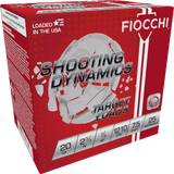 Fiocchi 20SD75 Shooting Dynamics Target, 20 Gauge, 2.75" Shell, 25 Rds/Box, 250 Rds/Case - 762344710839 