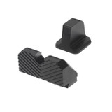 Tyrant CNC Sights Set Suppressor Height for Glock Full Size, Black - 612789318032 