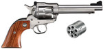 Ruger Super Single Six Convertible, 22LR/22WMR, 5.5" Barrel, 6 Rds, Stainless - 736676006250 