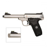 Smith & Wesson SW22 Victory, .22 LR, 5.5" Barrel, 10 Rds, Silver - 022188870077 Smith & Wesson SW22 Victory, .22 LR, 5.5" Barrel, 10 Rds, Silver - 022188870077