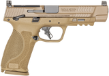 Smith & Wesson M&P M2.0, 9MM, 5.00" Barrel, 17 Rds, Flat Dark Earth - 022188889611 