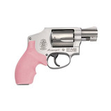 Smith & Wesson 642, .38 Special, 1.875" Barrel, 5 Rds, Stainless Silver with Pink Grip - 022188868357 