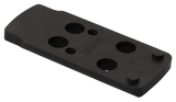 Colt 1911 Deltapoint Pro Optic Plate, DeltaPoint Pro Footprint, Black Stainless Steel - 098289600424 