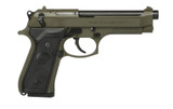 Beretta 92FS, 9MM, 4.90" Barrel, 15+1 Rds, OD Green Cerakote - 082442062211 