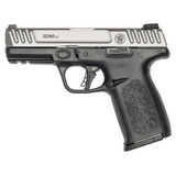 Smith & Wesson SD40 2.0, 40 S&W, 4.00" Barrel, 14 Rds, Black/Silver - 022188898743 