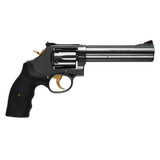 Smith & Wesson 686-6, 357MAG, 6.00" Barrel, 6 Rds, Black Chrome/Gold - 022188642247