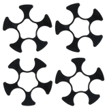Smith & Wesson Moon Clip, S&W 940, 9mm Luger, 5 Rds, Black Steel - 022188491418 