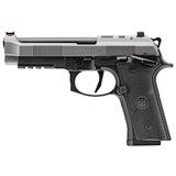 Beretta 92Xi SAO, 9MM, 4.70" Barrel, 15 Rds, Black/Silver - 082442937892 