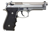 Beretta 92FS Brigadier Inox, 9MM, 4.90" Barrel, 10 Rds, Inox Finish - 082442801155 