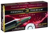 Federal Premium, 7MM REM MAG, 160 Grain, Nosler Partition, 20 Rds, Nickel-Plated Brass - 029465084516 