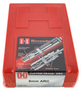 Hornady Custom Grade Series III 2 Die Set, 6mm ARC, Includes Sizing Seater - 090255562514 