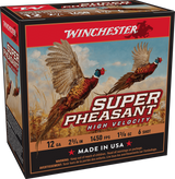 Winchester Super Pheasant High Velocity, 12 Gauge, 2.75" Shell, 6 Shot, 1 3/8 oz, High Brass - 020892018037 