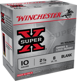 Winchester Super X Blank, 10 Gauge, 2.87" Shell, 25 Rounds - 020892025684 Winchester Super X Blank, 10 Gauge, 2.87" Shell, 25 Rounds - 020892025684