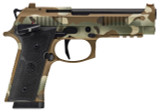 Beretta 92XI American Combat, 9MM, 4.70" Barrel, 10 Rds, MultiCam - 082442989280 