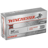 Winchester Super-X 32 S&W 85gr Lead Round Nose - 020892200449 