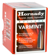 Hornady Traditional Varmint, 22 Cal .224, 55 gr Spire Point, Copper Jacket, Box of 100 Hornady Traditional Varmint, 22 Cal .224, 55 gr Spire Point, Copper Jacket, Box of 100