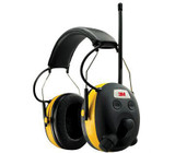 Peltor 3M Worktunes Hearing Protector, AM/FM Radio, Yellow/Black - 078371905415 