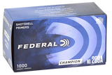 Federal Champion Shotshell Primers, 1000 Rds, Made in USA - 029465156732 