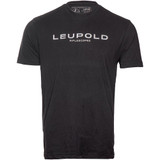 Leupold Riflescopes Short Sleeve Shirt, Cotton Polyester Blend, Black 