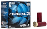 Federal Top Gun, 12 Gauge, 2.75", #8, 1 1/8 oz, 25 Round Box - 029465019815 