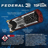 Federal Top Gun, 12 Gauge, 2.75", #8, 1 1/8 oz, 25 Round Box - 029465019815 