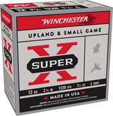 Winchester Super X Game Load High Brass 12 Gauge, 2.75" Shell, 1 1/4 oz, #4 Shot - 020892015937 