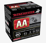 Winchester AA Sporting Clays VP, 20 Gauge, 2.75" Shell, 7/8 oz #7.5 Shot - 020892025776 Winchester AA Sporting Clays VP, 20 Gauge, 2.75" Shell, 7/8 oz #7.5 Shot - 020892025776