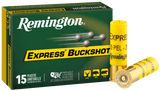 Remington Express Buckshot, 20 Gauge, 2.75" Shell, 3 Buck Shot, 15 Rounds - 047700308005 