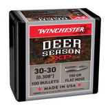 Winchester Deer Season XP, 30-30 WIN, 150 gr, Flat Nose, 100 Bullets - 020892643215 Winchester Deer Season XP, 30-30 WIN, 150 gr, Flat Nose, 100 Bullets - 020892643215