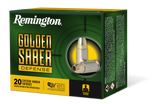 Remington Golden Saber Defense, 380 ACP, 102gr Brass Jacketed Hollow Point, 20 Rounds - 047700488806 
